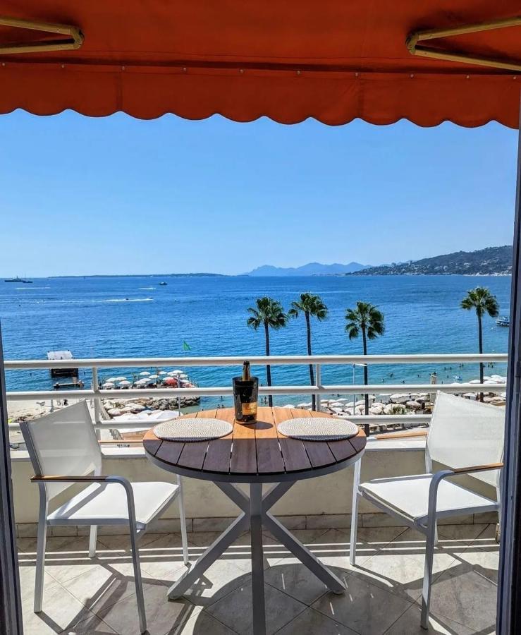Superbe Appartement Vue Mer Panoramique Juan-les-Pins Exteriör bild