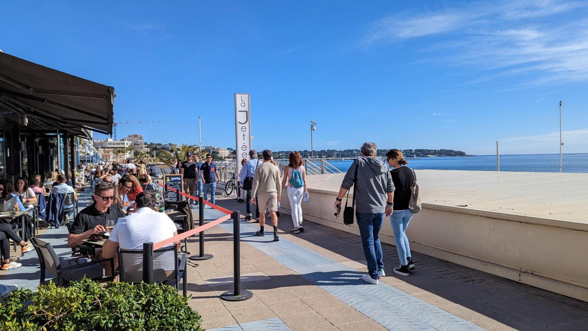 Superbe Appartement Vue Mer Panoramique Juan-les-Pins Exteriör bild