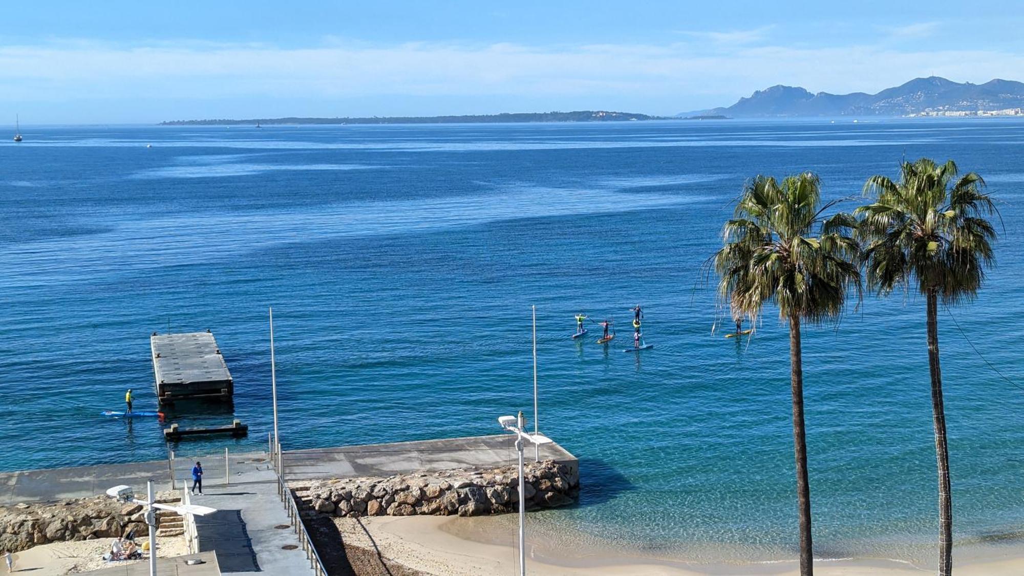 Superbe Appartement Vue Mer Panoramique Juan-les-Pins Exteriör bild